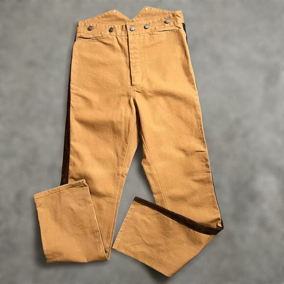 Frontier Classics Pants 34 Mens Western Old West Vintage Trousers Canvas Cowboy - Picture 1 of 10